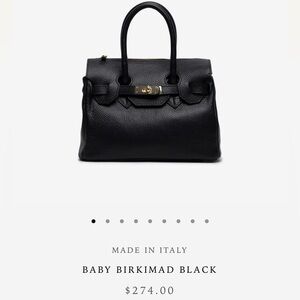 BABY BIRKIMAD in BLACK (Made in Italy)